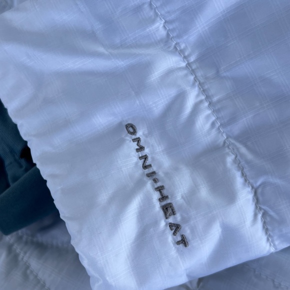 Columbia Mighty Lite III Insulated Windowpane White Jacket Women's Size Small - Picture 13 of 13